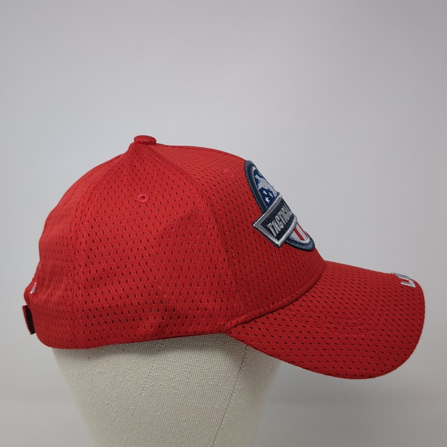 Tactical Systems Law Enforcement Baseball Cap Red OS Patriotic Mountain Lakes