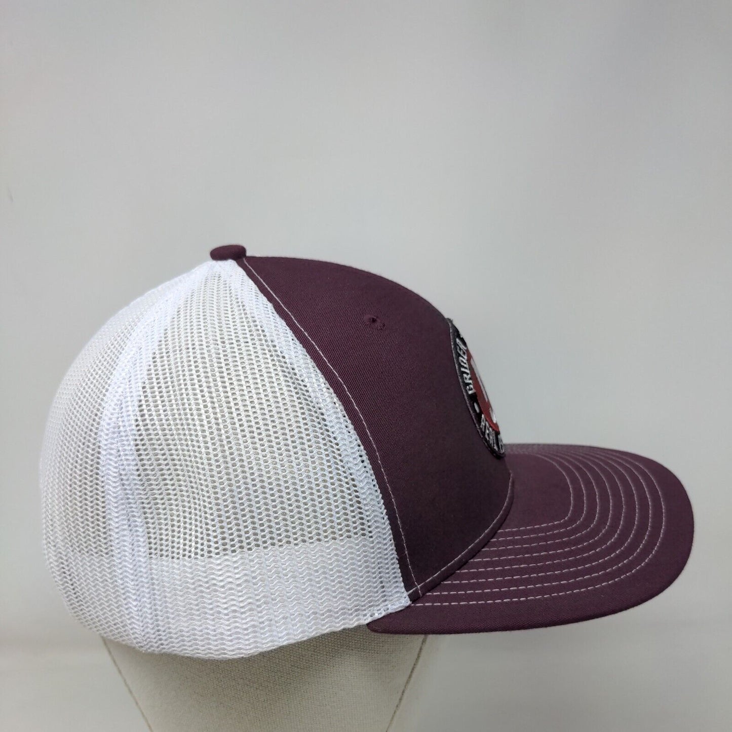 MJP Grider Peterson Real Estate Team Snapback Trucker Hat Red OS Richardson