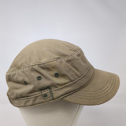 Squatters Beers Cadet Army Cap Green OS Adjustable Distressed District Threads