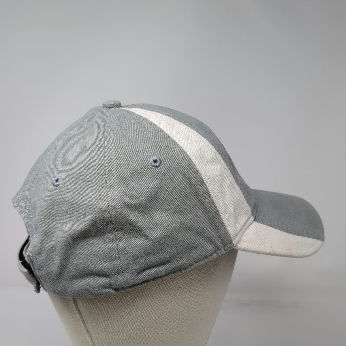 Hyp Carteret Elks 2235 Gray Baseball Cap One Size Strapback Two Tone Cotton Hat