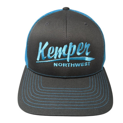 Kemper Northwest Snapback Trucker Hat Multicolor One Size Mesh Back