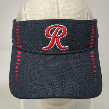 Tacoma Rainiers MiLB New Era Visor Blue One Size Polyester Strapback Hat R Logo