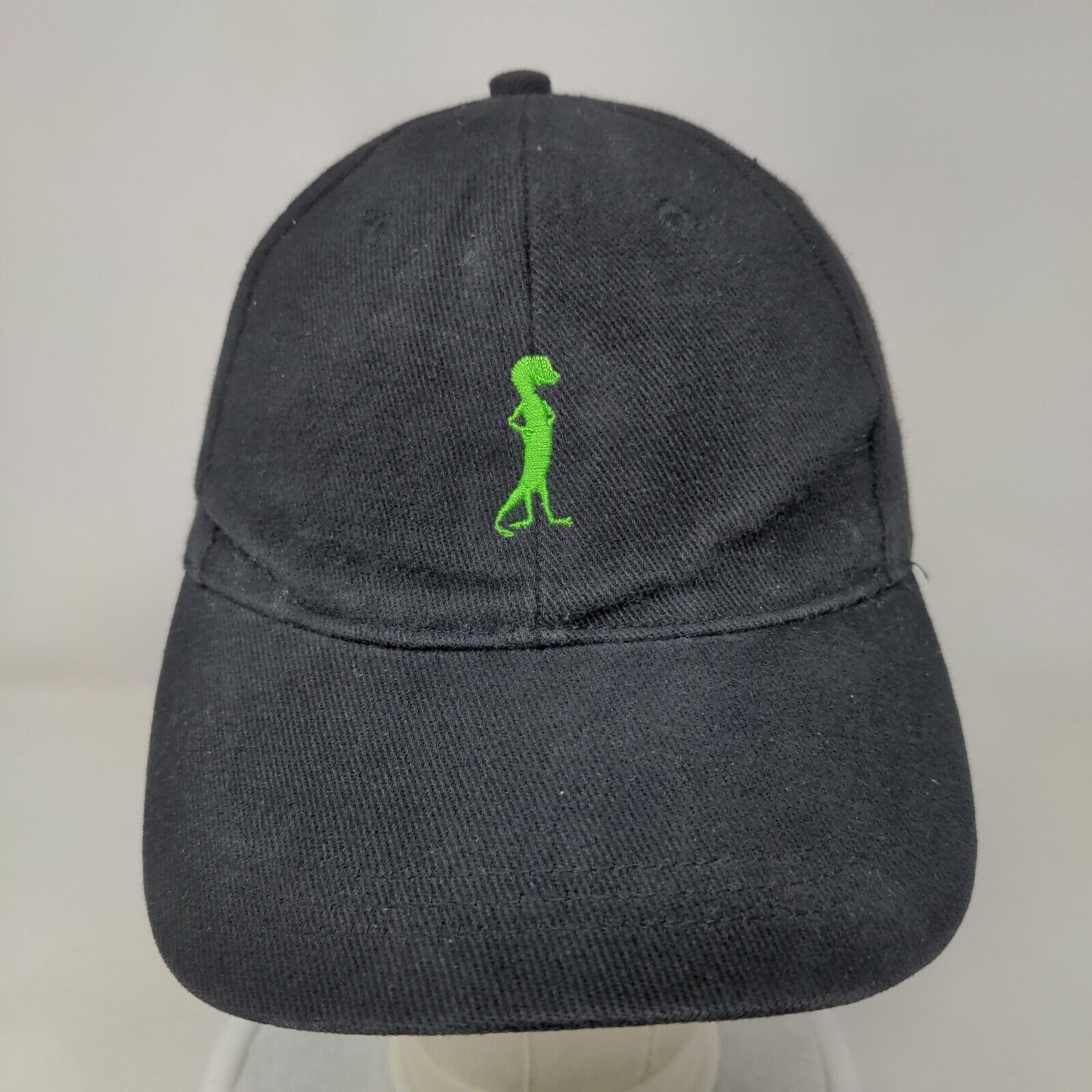 Geico Strapback Hat Black One Size Embroidered Adjustable Vent Holes