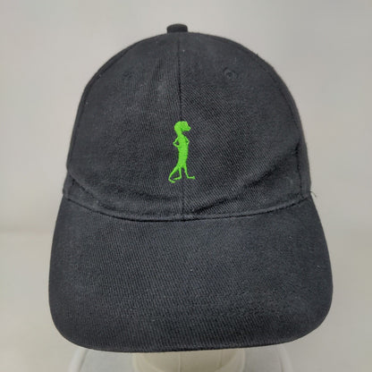 Geico Strapback Hat Black One Size Embroidered Adjustable Vent Holes