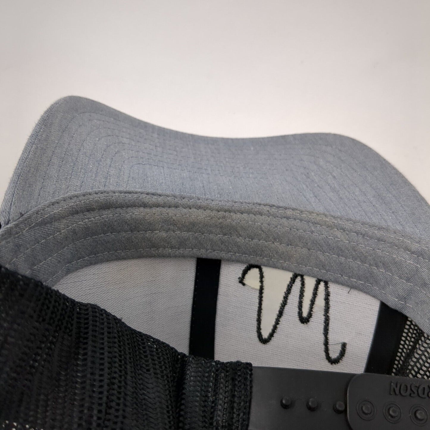 Aaron Watson Snapback Mesh Back Trucker Hat Gray One Size Richardson