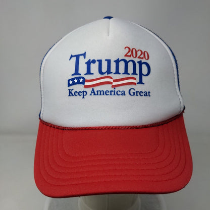 2020 Trump Keep America Great Snapback Trucker Hat Multi OSFM Mesh Back Otto