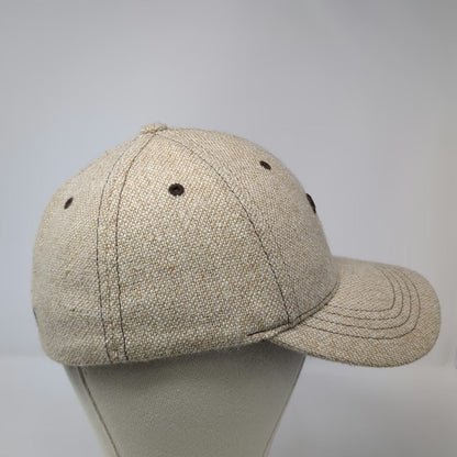 Puma Baseball Cap Beige XL Flexfit Wool Blend Embroidered Logo Hat Athletic