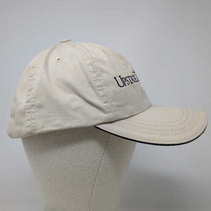 American Dry Goods Baseball Cap Beige Blue One Size Upstate Cerebral Palsy Hat