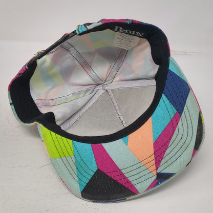 Penny Australia 5 Panel Blue One Size Geometric All Over Print Snapback Hat