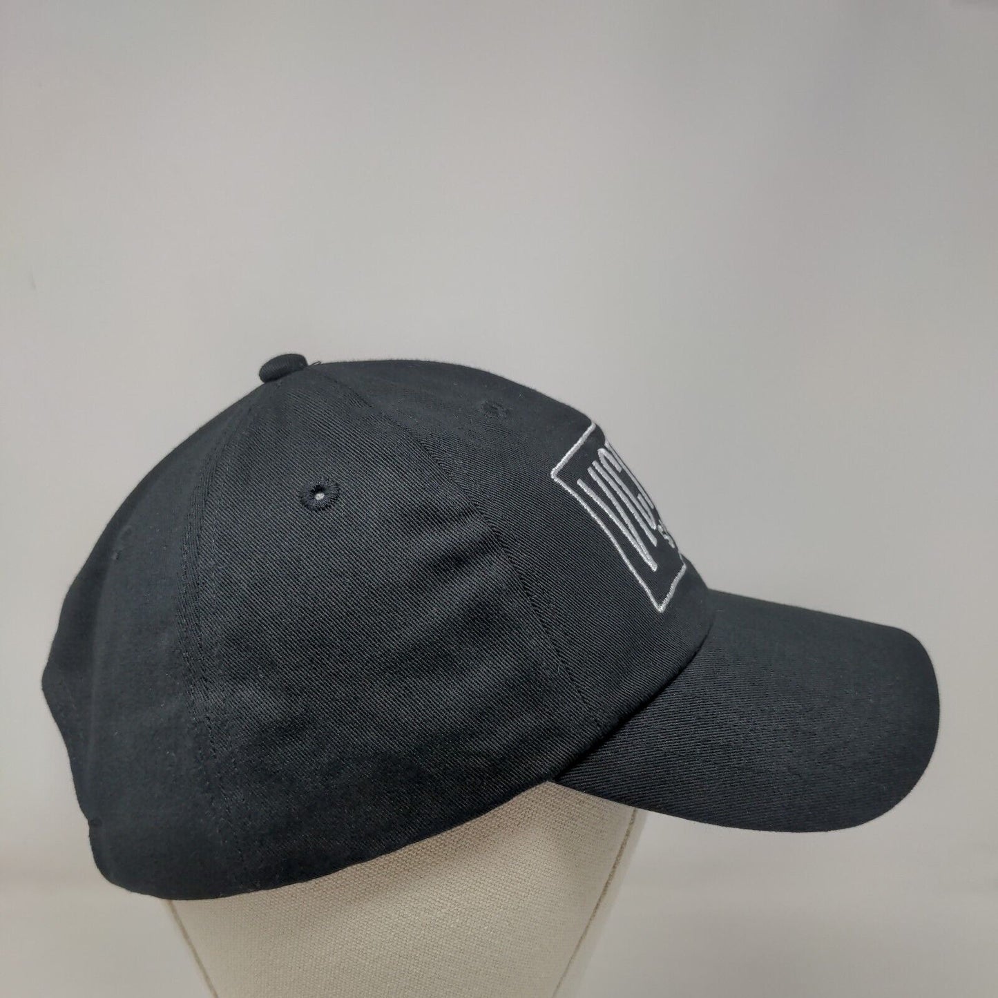 Victoria Sport Slideback Hat Black One Size Embroidered Adjustable