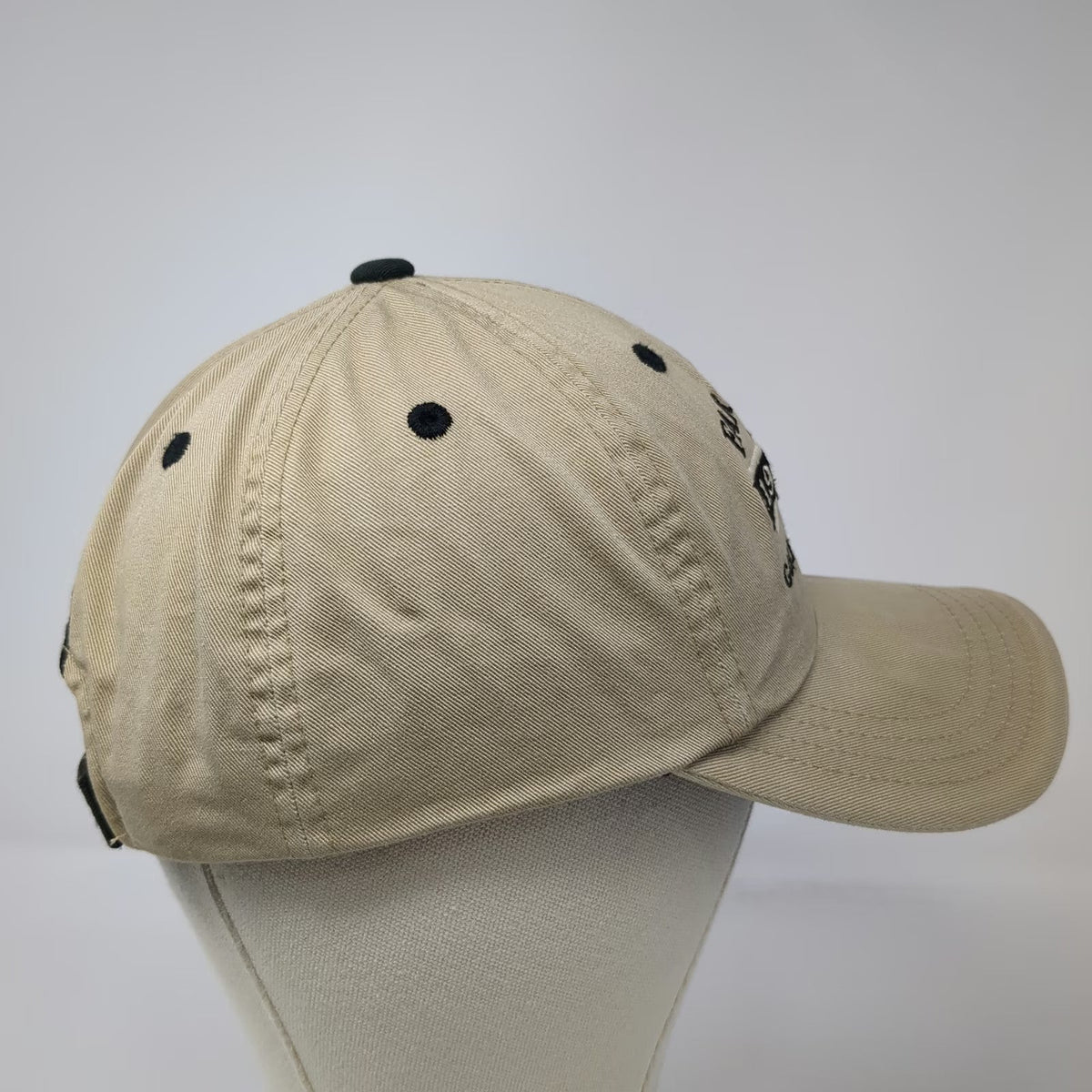 Imperial Farmstead Golf Country Club Baseball Cap Beige One Size Hat Strapback