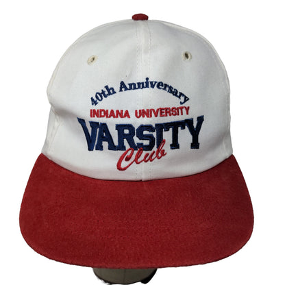 Indiana University Varsity Club Men's Slideback Hat 40th Anniversary Vintage USA