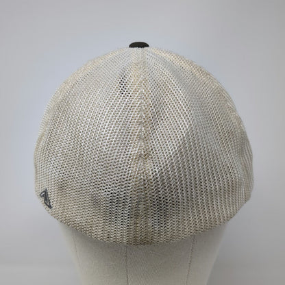 Pacific Headwear Baseball Cap Gray XL J.D. Heiskell Co Mesh Heather Grain Hat