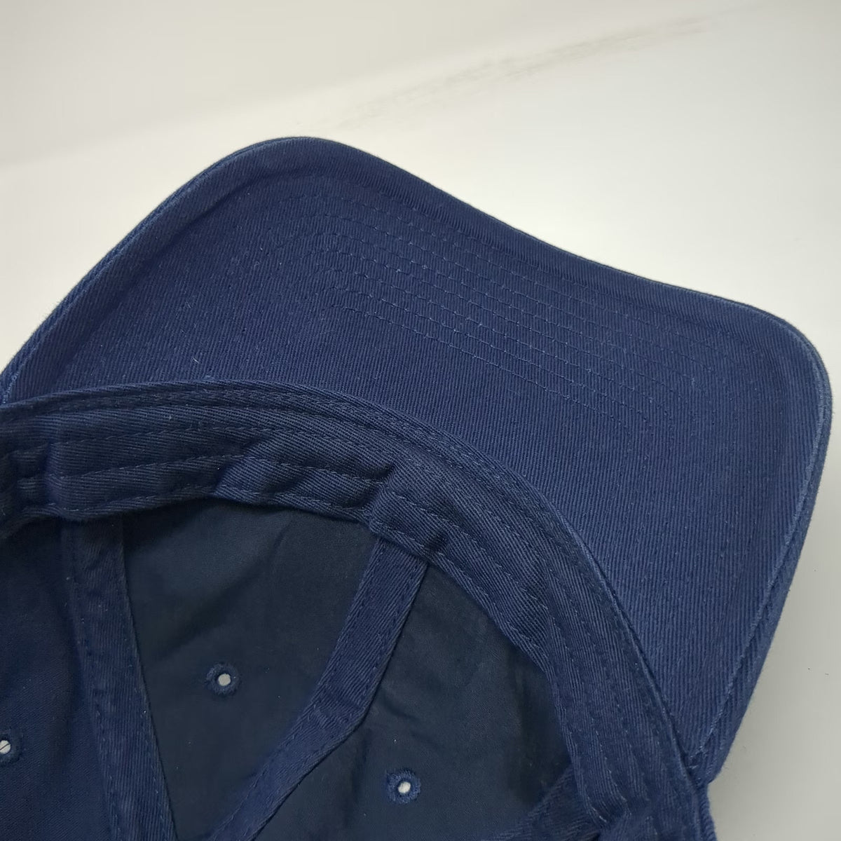 Lucky Brand Baseball Cap Blue OS Clover Patch Adjustable Cotton Slideback Hat