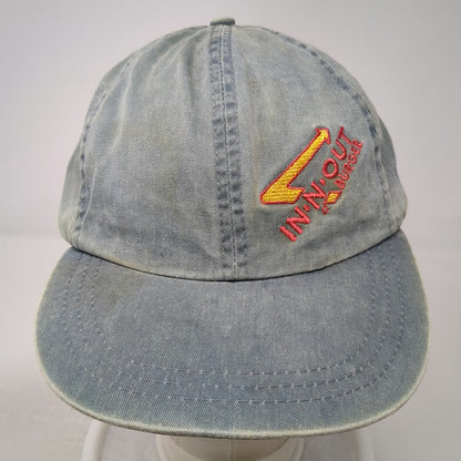 In-N-Out Burger Blue Baseball Cap One Size Slideback Embroidered Logo Hat