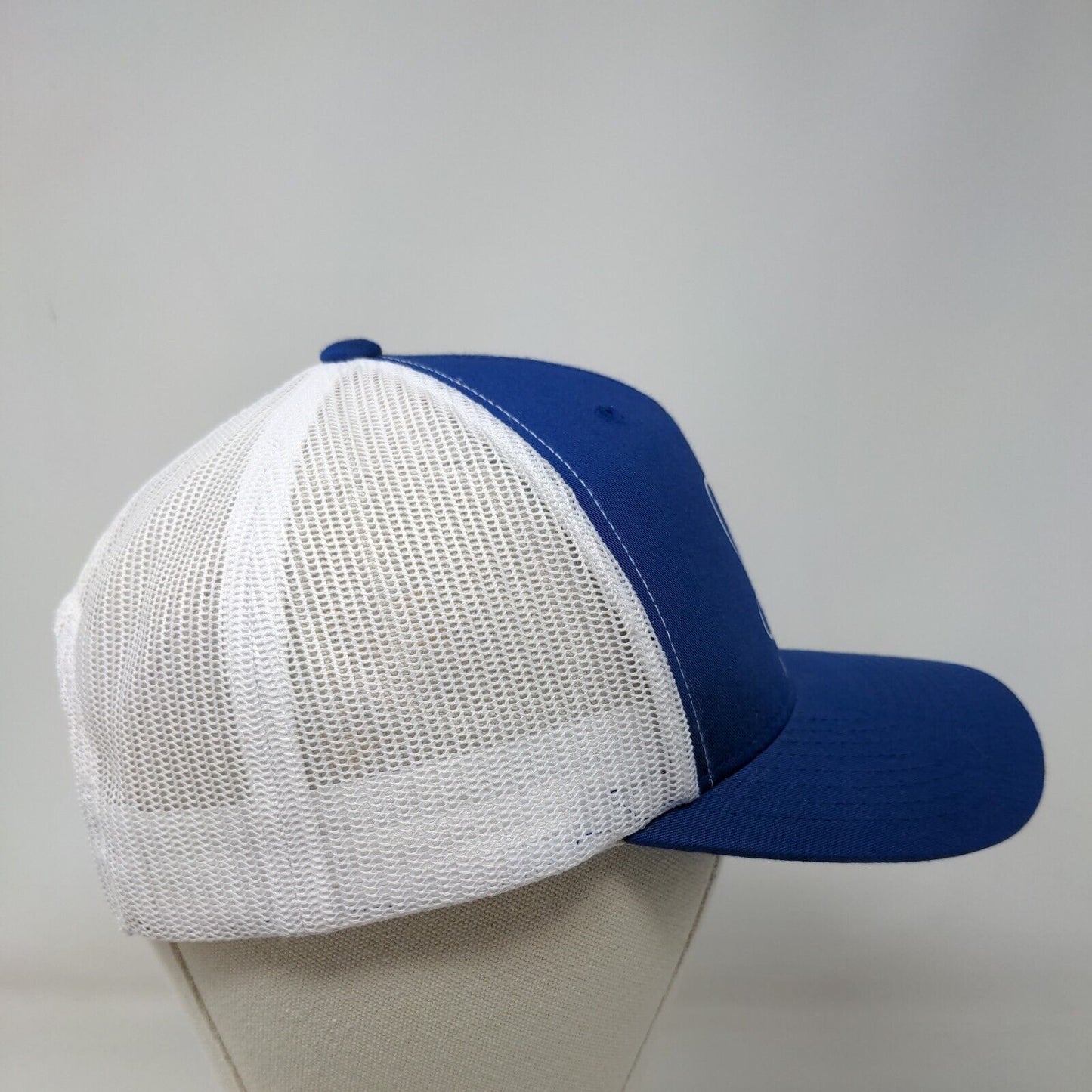 Second Chance Family Support Closet Snapback Hat One Size Blue Mesh Back