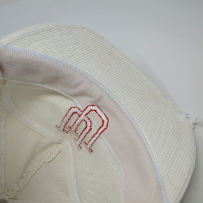 Utah Utes NCAA Trucker White Red OS Rope Corduroy Interlocking U Hat Strapback
