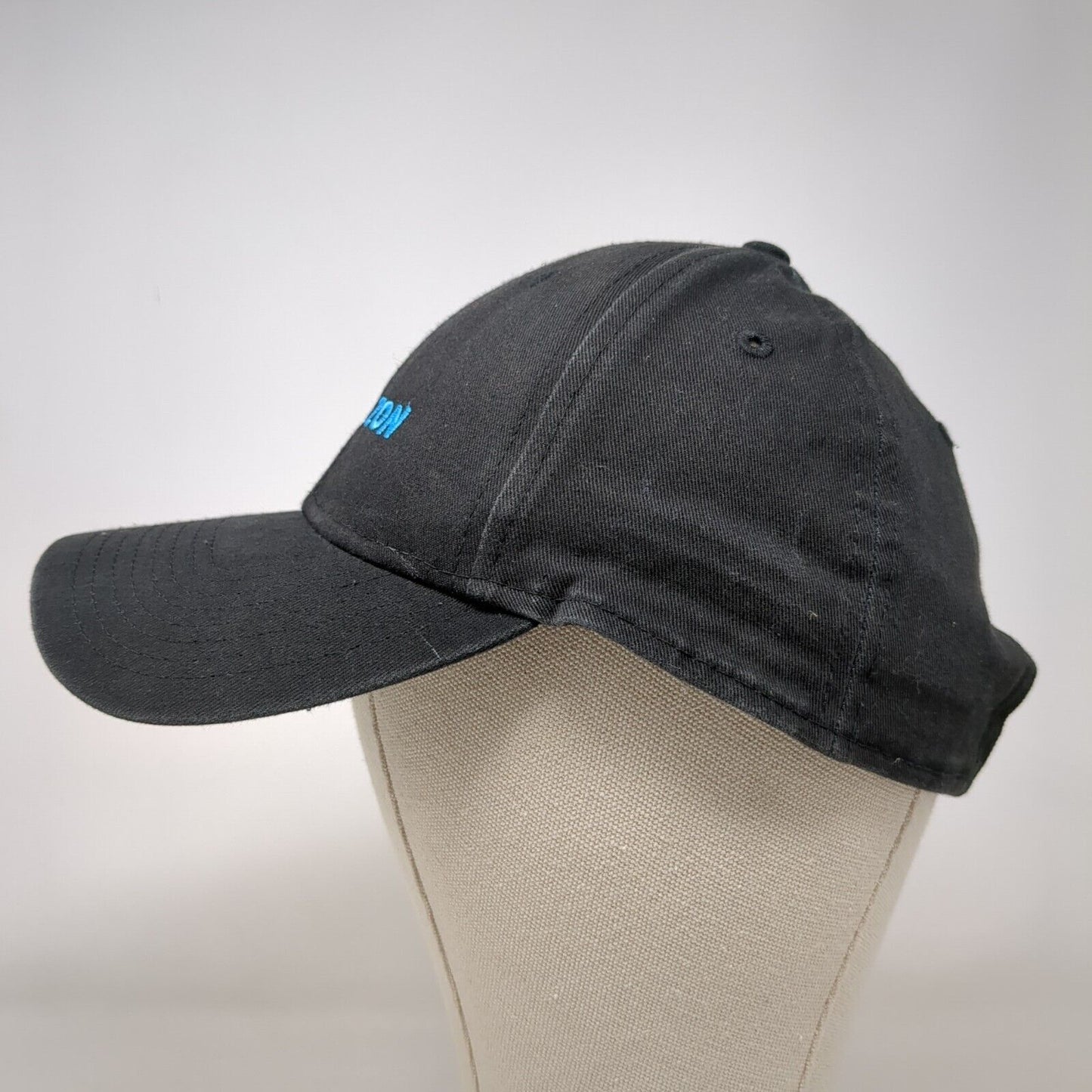 Horizon Strapback Hat Black OSFM Adjustable Embroidered New Era 9Forty