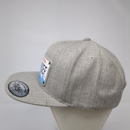 Washington Hop Thief Taphouse Evergreen State Snapback Hat Gray OS City Locs