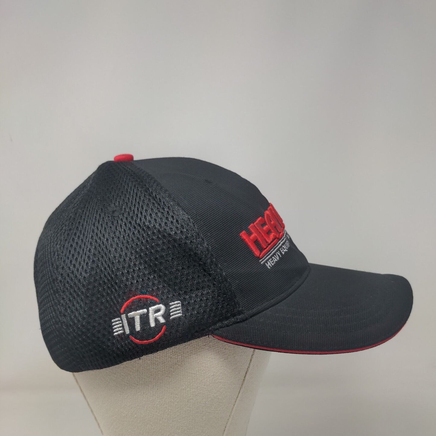 Heavyquip Fitted Hat Black One Size Heavy Equipment Parts & Service