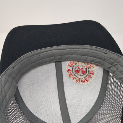 Gearhead Garage Snapback Trucker Hat Black One Size Pacific Headwear