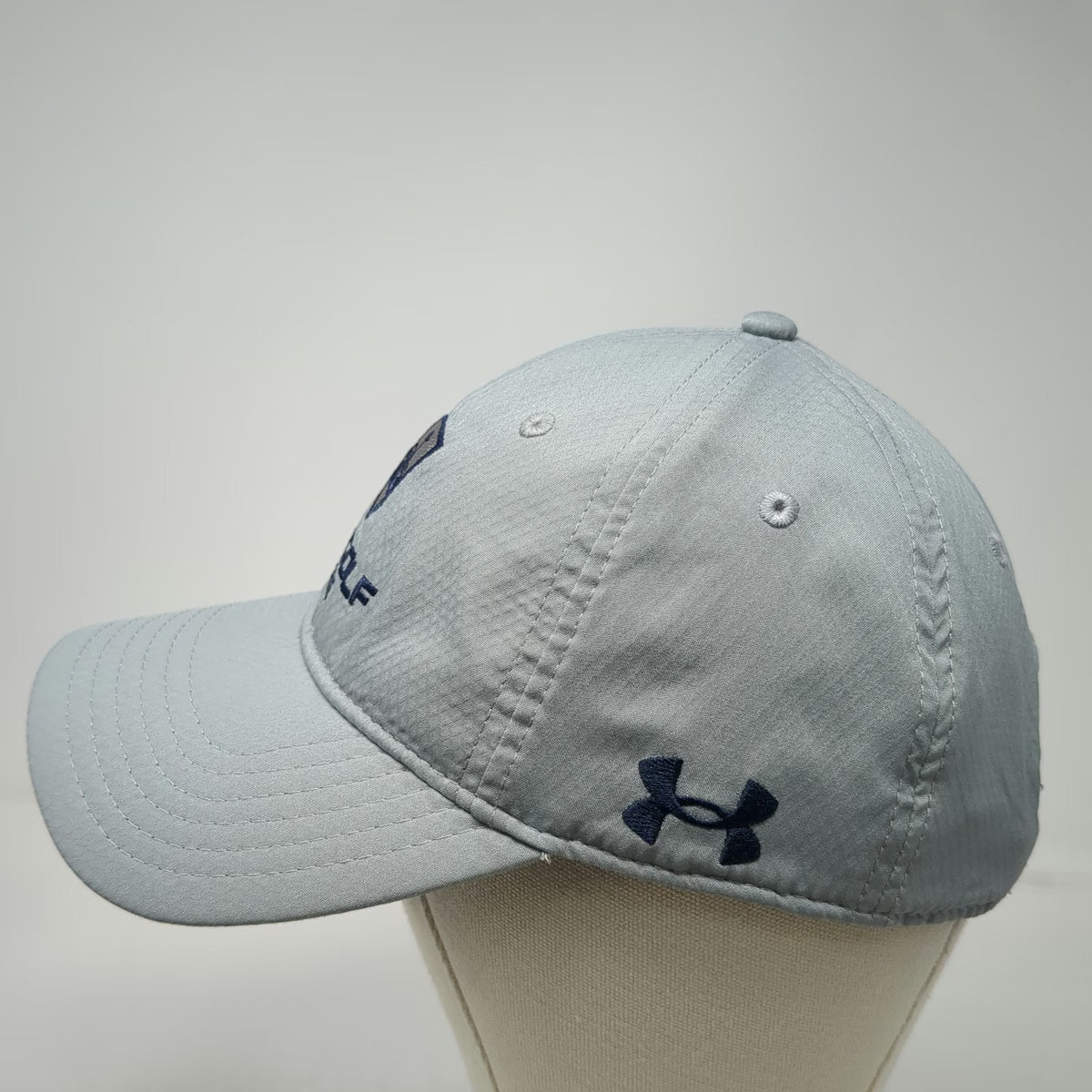 Under Armour Topgolf Boise Gray Baseball Cap One Size Performance Strapback Hat