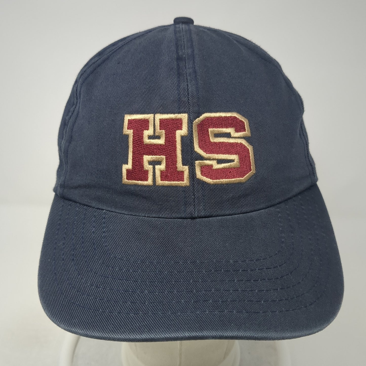 HS Hidden Springs Slideback Hat Blue One Size Adjustable Embroidered