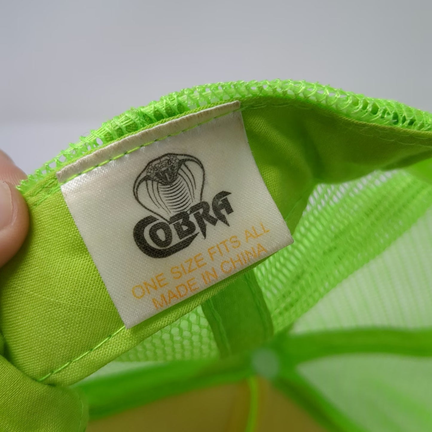 Cobra Dew Tour Signed Autographed Green One Size Trucker Hat Mesh Back Snapback