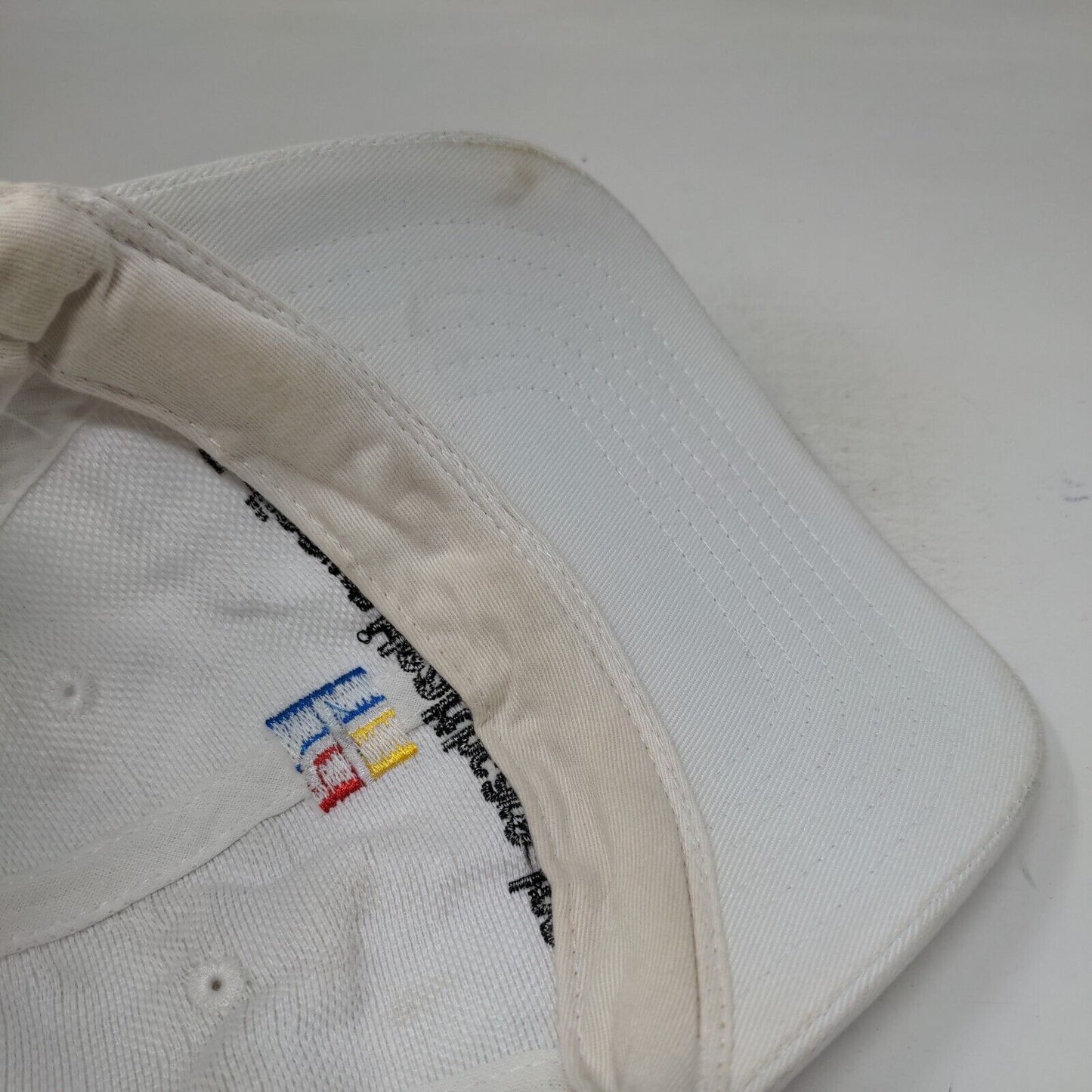 Fujisawa Healthcare Inc Slideback Hat White OSFA Embroidered 6 Panel