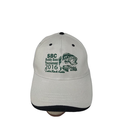 Cobra SBC 28th Buddy Bass Tournament Strapback Hat White Adjustable