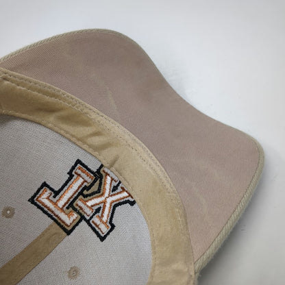 Baseball Cap Beige One Size Texas State Seal TX Embroidery Graphic Hat Strapback