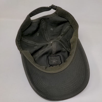 U.S. Army Slideback Hat Brown One Size Adjustable Embroidered Vented Holes