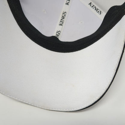 Kings Any Tag Any Time Fitted Hat White L/XL Patch Logo Vented Holes 6 Panel