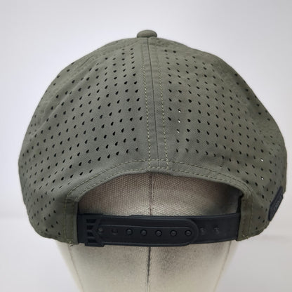 Melin Baseball Hat Green 60 CM Perforated Hydro Snapback Performance A-Game