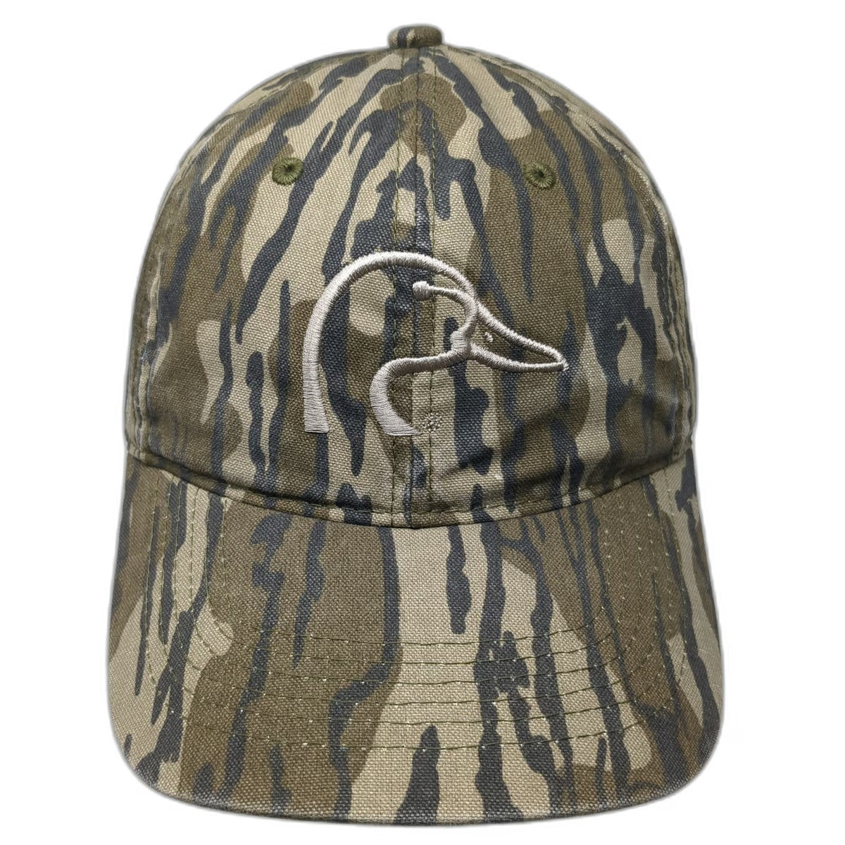Ducks Unlimited Baseball Cap Green Camo One Size Duck Logo Slideback Hat Hunting