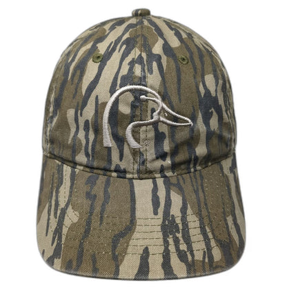 Ducks Unlimited Baseball Cap Green Camo One Size Duck Logo Slideback Hat Hunting