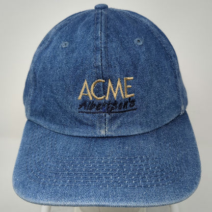 Toppers Baseball Cap Blue One Size Acme Albertsons Grocery Store Denim Hat