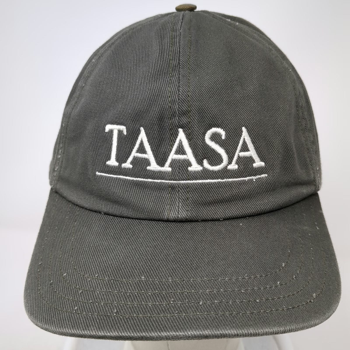 Jonsson Workwear TAASA Gray Baseball Cap OSFM Strapback Cotton Embroidered Hat