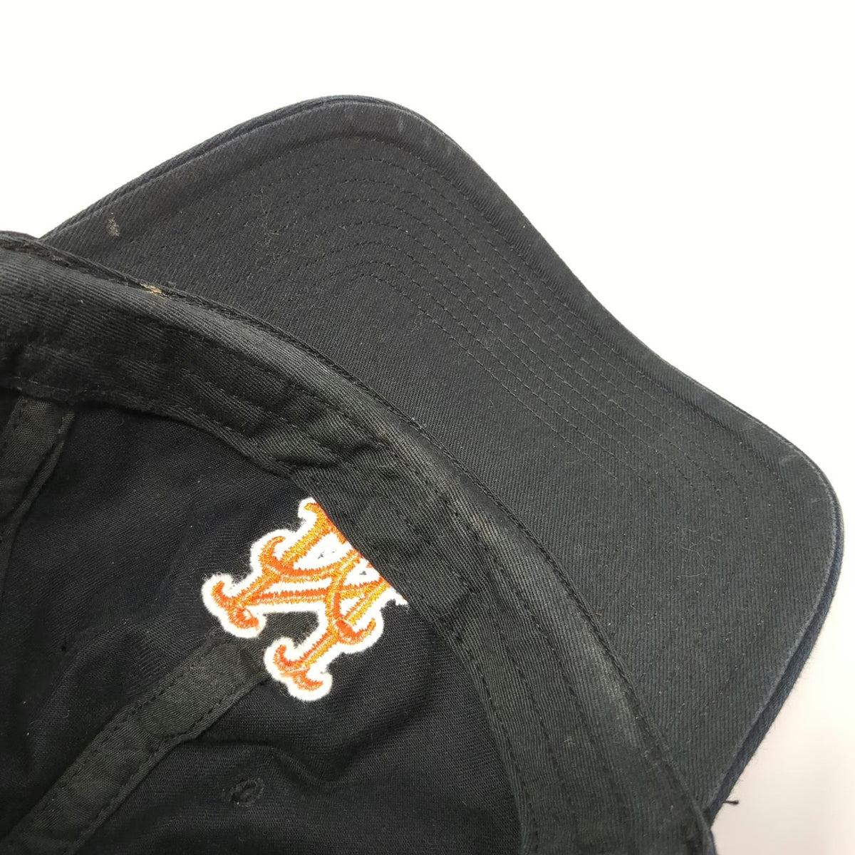 New York Mets MLB '47 Baseball Cap Black One Size Embroidered Adjustable Hat