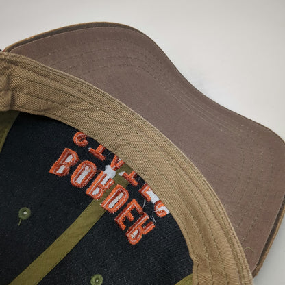 Paramount Trucker Hat Brown Camo Border States One Size Snapback Mesh Cap