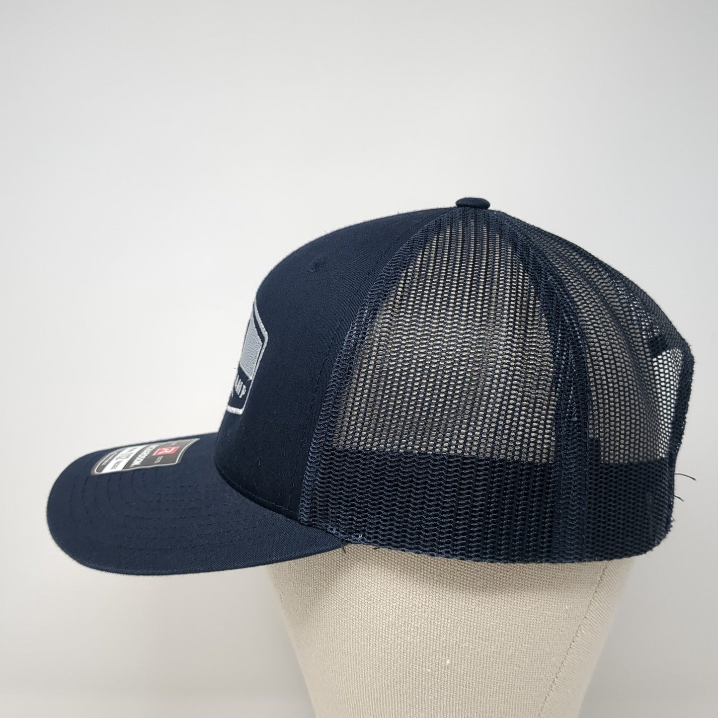 Millenkamp Snapback Trucker Hat Blue One Size Adjustable Mesh Back Richardson