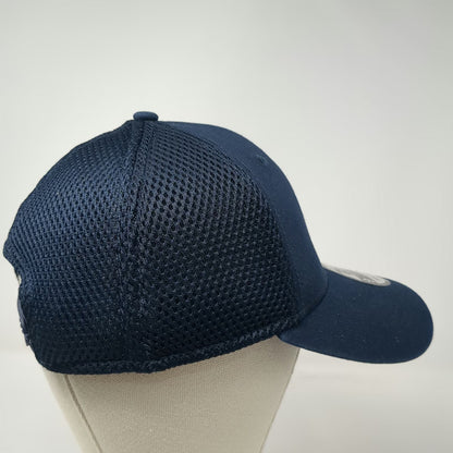 New Era Trucker Hat Blue One Size YMC Inc Mechanical Contractor Mesh Snapback
