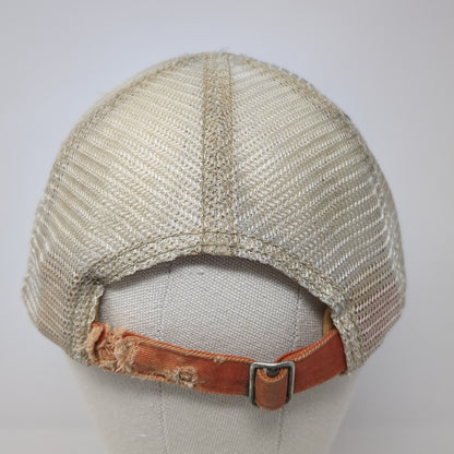 Key West Est. 1822 Trucker Hat Orange One Size Adjustable Mesh Back Headmost