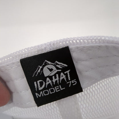 Even Flow Rain Gutters Snapback Trucker Hat Gray OS Adjustable Mesh Back Idahat