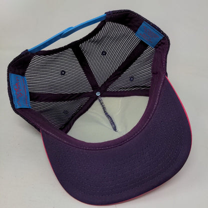 Skiing is Partying Snapback Trucker Hat Multicolor OS Mesh Back Crush Groovin