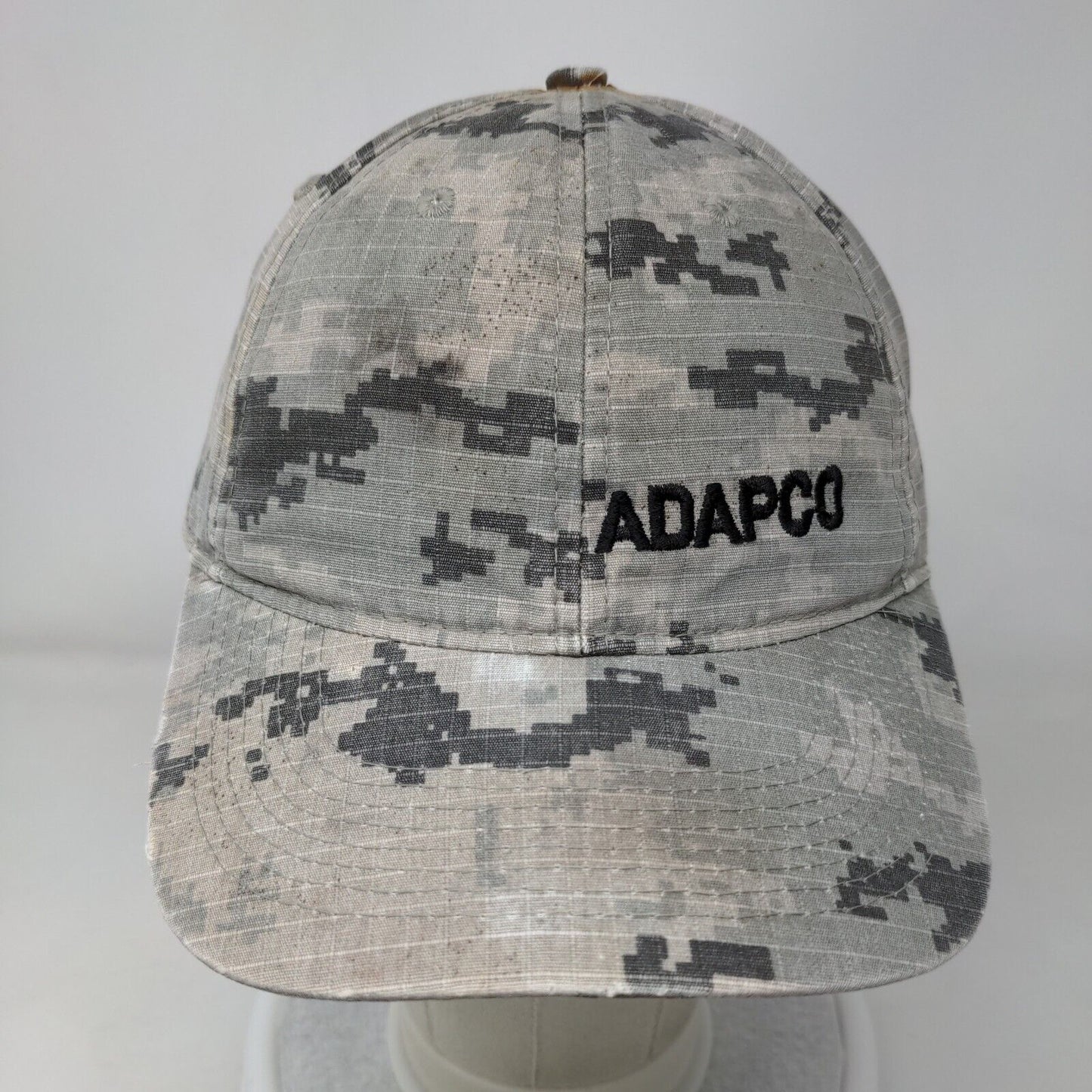 Adapco Strapback Hat Camouflage One Size Embroidered Adjustable 6 Panel
