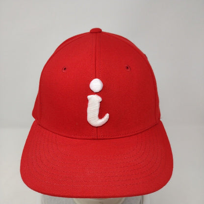 Info Icon Fitted Hat Red 7 3/8-8 Lightweight Pac-Flex D-Series Pacific Headwear