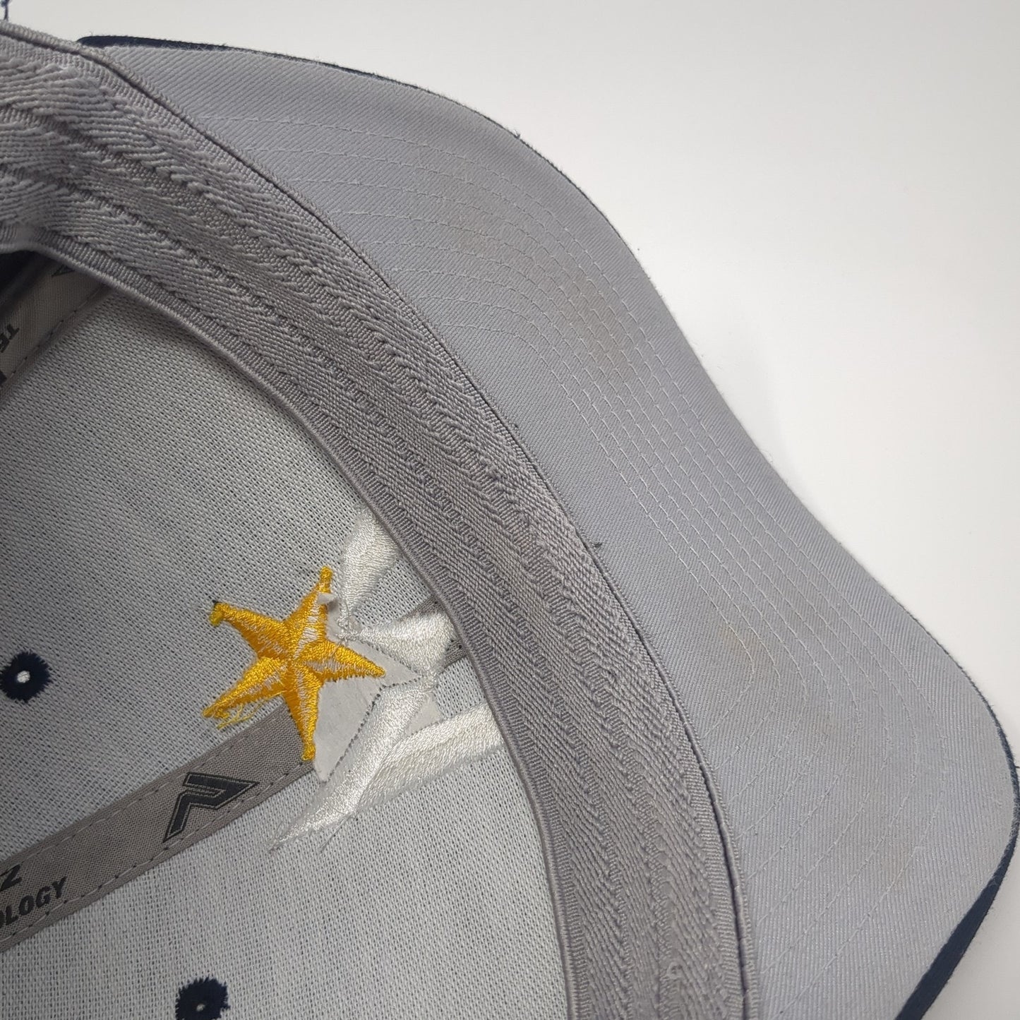 M Fitted Baseball Cap Blue Size 8 Lightweight Embroidered Pacific Headwear