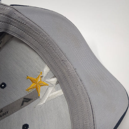M Fitted Baseball Cap Blue Size 8 Lightweight Embroidered Pacific Headwear