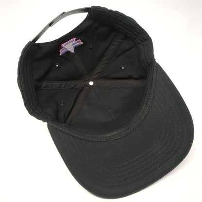 Gryffin Snapback Hat Black One Size Adjustable Embroidered Vented Holes